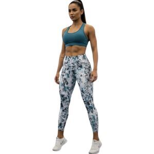 Lululemon Leggings Womens 8 Multicolor High Rise Ankle Abstract Tie Dye Yoga Gym